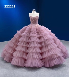 strapless open back dress Mud Pie Pink Blossom Tiered Dress main image 1