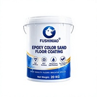 Peinture de sol en sable époxy coloré en gros, revêtement autolissant effet marbre résistant à l'usure et antidérapant