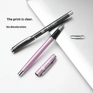 Creative Stationery Signature <b>Pen</b> Eco-friendly Black Carbon Custom Engraving LOGO Digital Printing Advertising <b>Pen</b> - Product Image 3