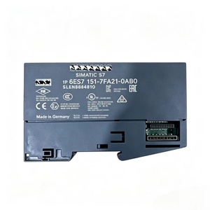 <span class=keywords><strong>6ES7151</strong></span>-<span class=keywords><strong>7FA21</strong></span>-<span class=keywords><strong>0AB0</strong></span> <span class=keywords><strong>6ES7151</strong></span>-<span class=keywords><strong>7FA21</strong></span>-<span class=keywords><strong>0AB0</strong></span> Pour Siemens ET200S PLC CPU Interface d'E/S compacte à distance Unité de contrôle 24V DC - Product Image 1