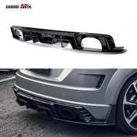 Diffuseur arrière en fibre de carbone sèche style AUBU pour Audi TTS TTRS MK3 8S 2020-2023