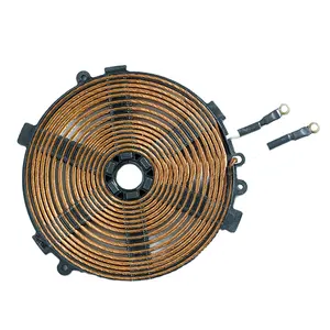 Placa de bobina de calefacción para cocina de inducción, bobina de calentador de inducción de alambre litz, gran oferta