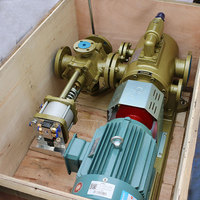 Pompe industrielle à bitume à chauffage par huile thermique pour transfert d'asphalte