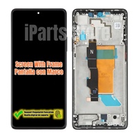 Écran de remplacement IParts neuf pour Xiaomi Redmi Note 12 Turbo 5G 23049RAD8C, écran tactile OLED 120Hz avec châssis, assemblage OEM