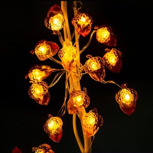 Guirlande lumineuse en fil de cuivre, décoration de Noël, lumières scintillantes, fonctionnement sur piles, bonhomme de neige, blanc chaud, ambiance extérieure, 10,2 m - Product Image 6