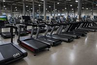 Caminadora Comercial GalaxyMaster con Motor AC de 3.0HP, Inclinación del 18%, Máquina de Correr de Alta Resistencia para Gimnasio, Grado Profesional GM-T005