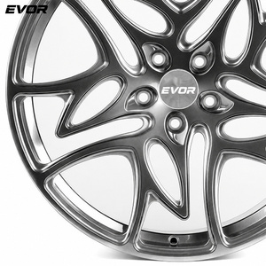 ล้ออัลลอย EVOR Forged รุ่นใหม่ล่าสุด ขนาด 18 20 22 24 26 นิ้ว สีไฮเปอร์แบล็ค ลายหลายก้าน สำหรับรถยนต์ Land Rover RS3 RS5 RS7 BMW - Product Image 3