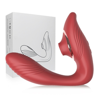 G-Punkt Klitoris Saugender Vibrator mit Flügelbewegung für Weibliche Masturbation, Vaginale Stimulation und Nippel-Klitoris-Stimulation