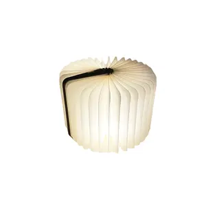 3/5 Colors Led Foldable Wooden Book Lamp Flip Folding Book Lamp Book Lights For Decorations