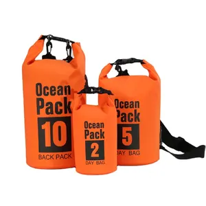 Custom Logo 2L 5L 10L 15L 20L PVC Swimming Tarpaulin Boating Floating Ocean Pack Waterproof Dry Bag