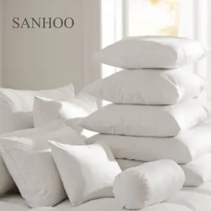 SANHOO 광장 100% 폴리 에스터 호텔 던져 베개 소파 침대 장식 삽입 쿠션 베개