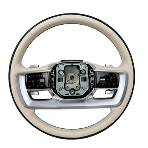 พวงมาลัยหนังสีน้ำเงินเข้มสำหรับรถแลนด์โรเวอร์ L405 L460 Sport L320 L494 L461 Velar L560 Evoque L538 ปี 2011 ถึงปัจจุบัน - Product Image 4