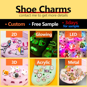 Sepatu perak pita logam akrilik kustom grosir desainer populer Aksesori mewah dekorasi produsen untuk Sepatu Wanita - Product Image 6