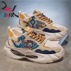 Baskets brodées durables de haute qualité pour hommes, nouveau design, chaussures épaisses personnalisées pour l'extérieur, baskets de style nouveau en gros - Product Image 5