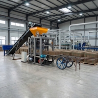 Machine automatique de fabrication de blocs creux en ciment KAIQIAN QT4-23A avec PLC et pompe en promotion