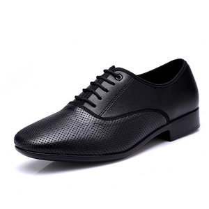 Chaussures de <span class=keywords><strong>Danse</strong></span> Latine et de Salon pour Hommes en Cuir Véritable avec Semelle Extérieure en Daim et Doublure en Coton pour Adultes - Product Image 2
