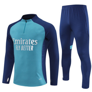 Set Personalizzato di Maglie da Allenamento <span class=keywords><strong>Calcio</strong></span> per Uomo Traspirante ad Asciugatura Rapida Kit <span class=keywords><strong>Calcio</strong></span> con <span class=keywords><strong>Pantaloncini</strong></span> <span class=keywords><strong>e</strong></span> Calzini 100% Poliestere per Tutte le Stagioni OEM/ODM - Product Image 4