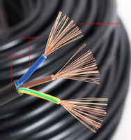 Cable Eléctrico Flexible Multifilar de Cobre con Aislamiento de PVC, 5 Hilos de 6 mm² y 3 Hilos de 2.5 mm², para Instalaciones Domésticas, 300/500V, IEC 60227