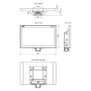 SIMATIC HMI TP2200 Comfort <span class=keywords><strong>PRO</strong></span> 用于底座舒适面板触摸操作 6AV2124-0XC24-1AX1 - Product Image 3