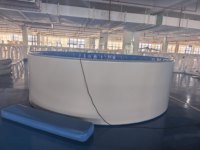 Piscine gonflable de grande taille en PVC Drop Stitch de 16,5 x 5 pieds, prix d'usine, haute qualité