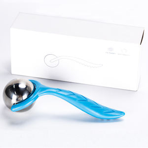 Bola de masaje con rodillo-Masajeador de rodillo de hielo muscular de acero inoxidable de mano de compresión fría y caliente - Product Image 4