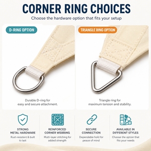 Voile d'<span class=keywords><strong>ombrage</strong></span> sur mesure en HDPE robuste et imperméable <span class=keywords><strong>pour</strong></span> extérieur, idéale <span class=keywords><strong>pour</strong></span> jardin, patio et <span class=keywords><strong>pergola</strong></span> – Fabrication chinoise - Product Image 4