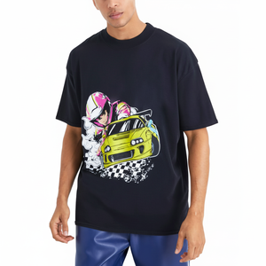 Meilleures ventes T-shirt à col rond 100% coton pour hommes surdimensionné à manches courtes avec séchage rapide Caractéristiques légères Vente en gros - Product Image 1