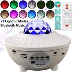 Ocean Wave Nebula Night Light <b>Projector</b> Star Galaxy <b>Projector</b> with Music Bluetooth <b>Speaker</b> - Product Image 2