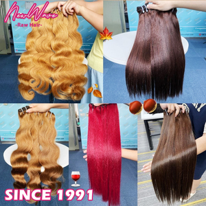 直邮印度、越南、缅甸卷发，毛发纹理自然，人发假发，自然波浪，处女发，平织，100克，所有颜色 - Product Image 4
