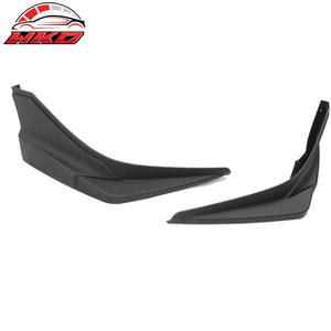 Lèvre de pare-chocs avant compatible avec Honda Civic 2019-2021, style Modulo, séparateur latéral noir mat, pièces auto de haute qualité, kit carrosserie - Product Image 6