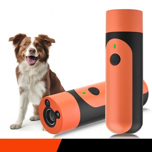 Répulsif à ultrasons pour chiens avec deux lumières clignotantes, fréquence variable à 3 vitesses 25000-40000Hz, rechargeable par USB-C 300mAh - Product Image 1