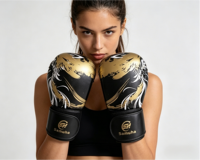 Gants de boxe professionnels en cuir personnalisables MMA Rival Fly Grant Winning