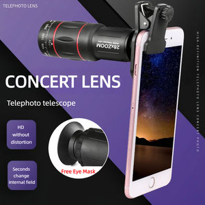 망원 휴대 전화 렌즈로 풍경과 동물을 캡처하기위한 28x 단안 망원경 줌 렌즈 - Product Image 3