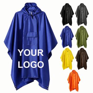 Poncho imperméable réutilisable en polyester, personnalisable avec logo, pour moto, cyclisme et trajets quotidiens en extérieur – Vente chaude - Product Image 1