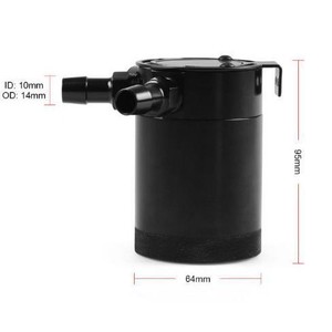 Recipiente de Recuperación de Gases de Escape para Modificación de Automóviles, con Tres Orificios de Ventilación, 64 mm de Diámetro, 96 mm de Altura, Doble Salida - Product Image 1