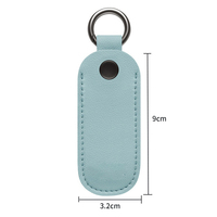 Étui en cuir de qualité supérieure, mini pochette de rangement pour clé USB, porte-clés, organisateur portable pour clé USB, porte-clés et petits accessoires