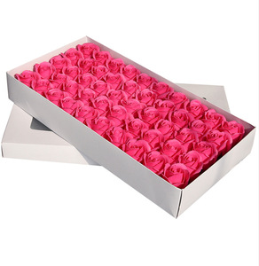 Venta al por Mayor de Fábrica, 50 Piezas de Cabezas de <span class=keywords><strong>Rosas</strong></span> de Jabón, Caja de Regalo, Flores de Jabón Decorativas Artificiales con Aroma Floral para Bodas y Fiestas - Product Image 4