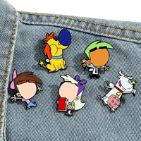 Distintivo del Personaggio Anime all'Ingrosso dal Produttore, Divertente Badge in Metallo Cartoon, Accetta Personalizzazione, Spilla in Smalto Morbido