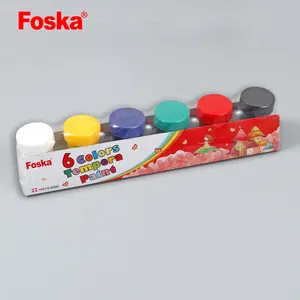 Foskaキッズ無毒テンペラペイントウォーターカラーセット