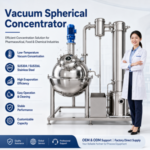 Evaporador al Vacío Tipo Bola Ace para Concentrar Extracto de Cúrcuma y Curcuminoides - Concentrador Esférico de Baja Temperatura - Product Image 4