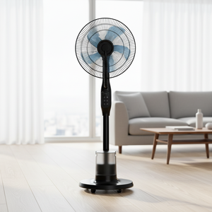 <span class=keywords><strong>Ventilateur</strong></span> à brume d'eau électrique numérique en plastique avec télécommande, oscillation et minuterie pour la maison, l'extérieur et l'hôtel - Product Image 5