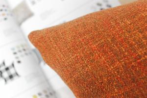 Housse de <span class=keywords><strong>coussin</strong></span> décorative en lin rustique <span class=keywords><strong>Orange</strong></span> brûlé, <span class=keywords><strong>coussin</strong></span> de texture en lin 100% Polyester pour <span class=keywords><strong>canapé</strong></span> <span class=keywords><strong>canapé</strong></span> de ferme - Product Image 4