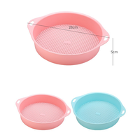 Filtre à mailles en plastique pour tamisage de terre et de pierres, outils de jardinage pour la maison, les fleurs et les plantes de pépinière