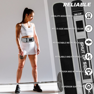 Cinturón de Levantamiento de Pesas MKAS de Alta Calidad con Hebilla de Palanca de EVA Genuino para Powerlifting y Ejercicio - Product Image 5