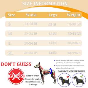 後肢用調節可能な犬用リフトハーネス、犬用スリングキャリア、中型犬・大型犬用歩行サポートハーネス（卸売） - Product Image 4