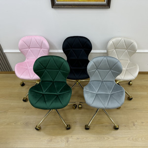 เก้าอี้หมุนปรับระดับความสูงได้ทันสมัย สีชมพู วัสดุไนลอน ระบายความร้อน เหมาะสำหรับห้องรับประทานอาหาร - Product Image 6