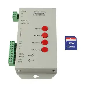 5-24V T1000S Sd-karte LED-Pixel Controller WS2812B WS2811 RGB LED streifen programmierbare mit soft ware