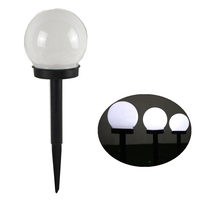 Éclairage solaire à LED pour jardin et pelouse Ampoule étanche pour extérieur blanc chaud avec panneau solaire Lampes de jardin de petite taille