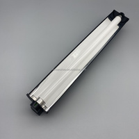Kit d'éclairage pour reptiles T5 UVB 6000K Lumière du jour Tube fluorescent en aluminium 8W/24W/39W pour lézards, amphibiens, reptiles (1 an)