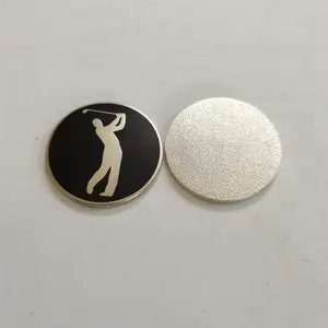 Custom magnetic golf ball marker Miniature enamel Markers Golf